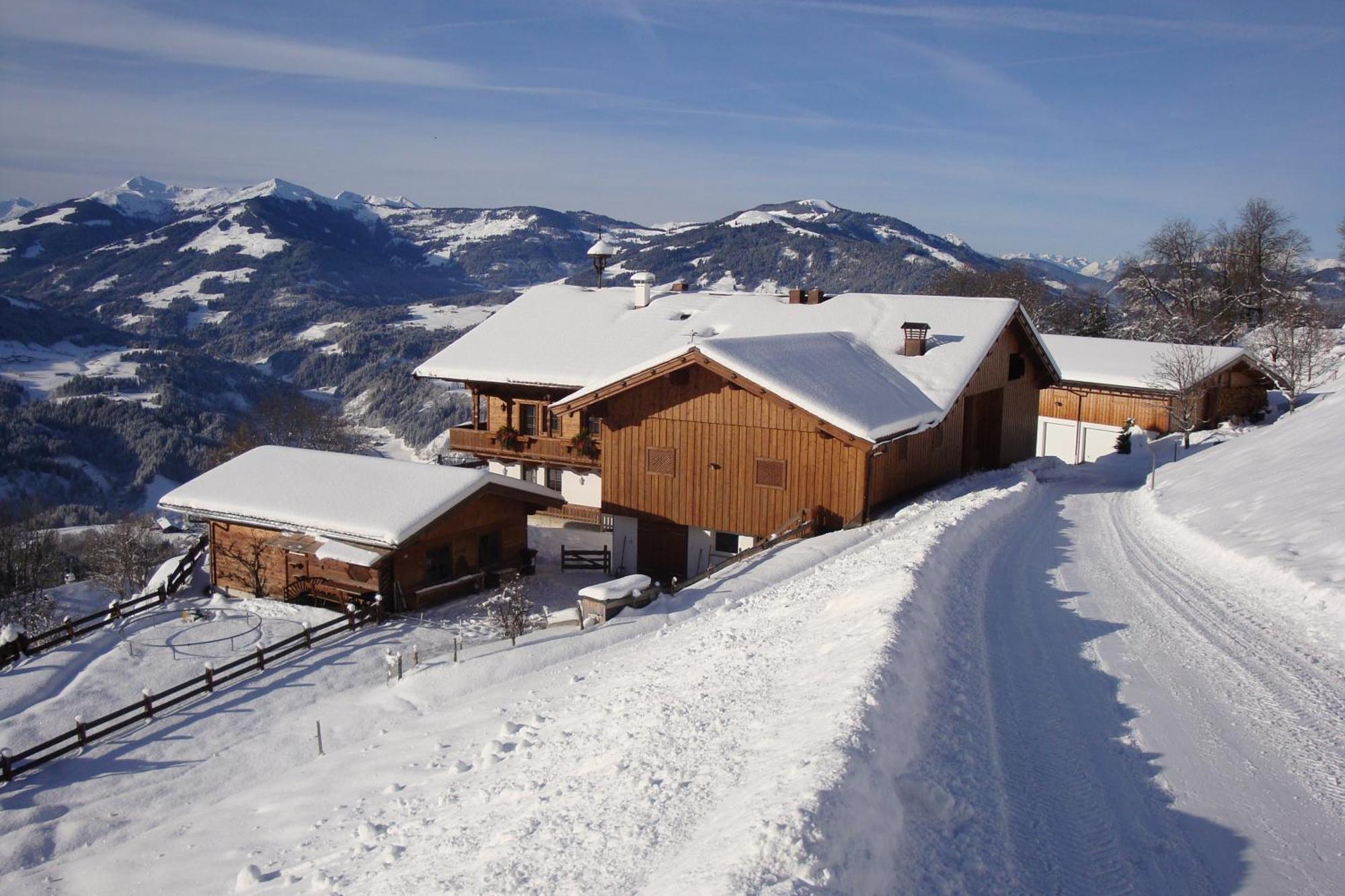Appartement Oberschernthann ฮอพฟ์การ์เทน อิม บริกเซนทัล ภายนอก รูปภาพ